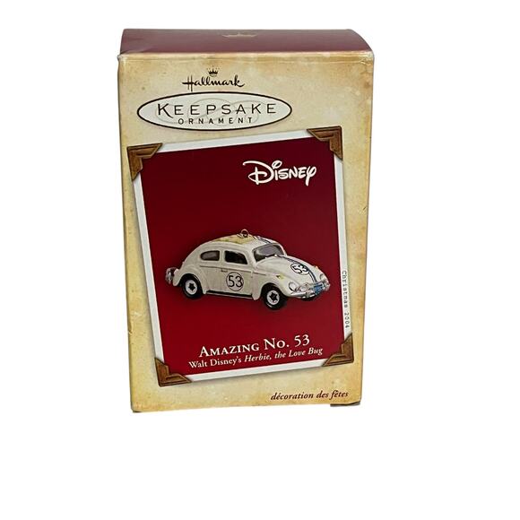 Vintage Hallmark Keepsake Disney Herby the Love Bug Ornament - Picture 1 of 5